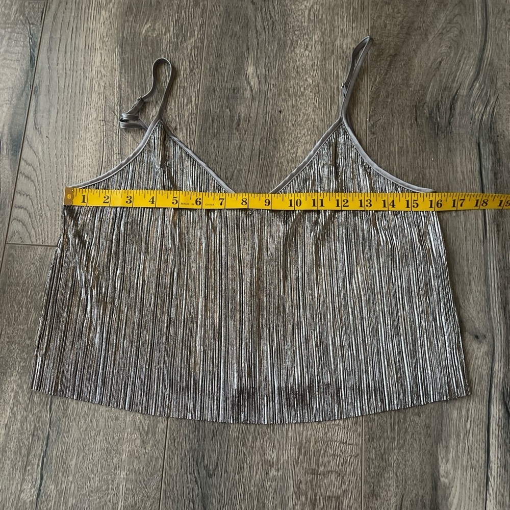 Victoria's Secret Metallic Silver Camisole - Picture 3 of 7